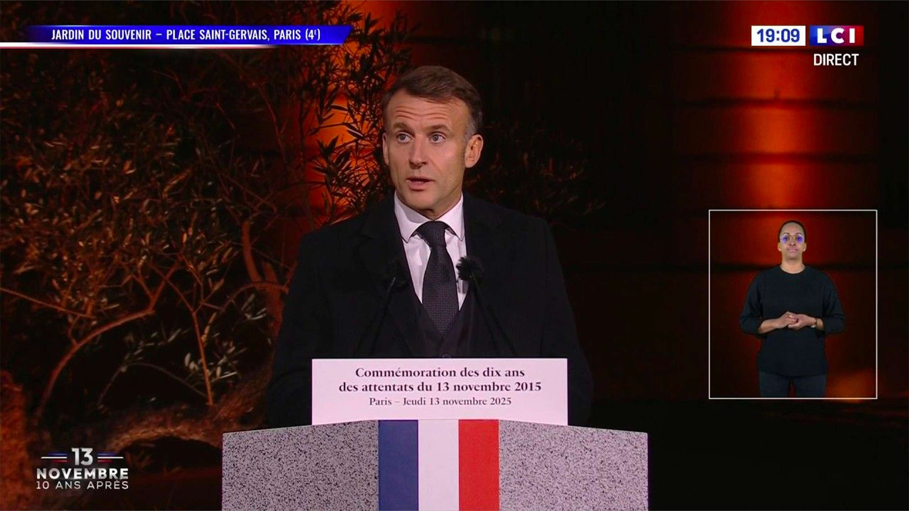 Commémorations 10 ans attentats du 13 novembre 2015