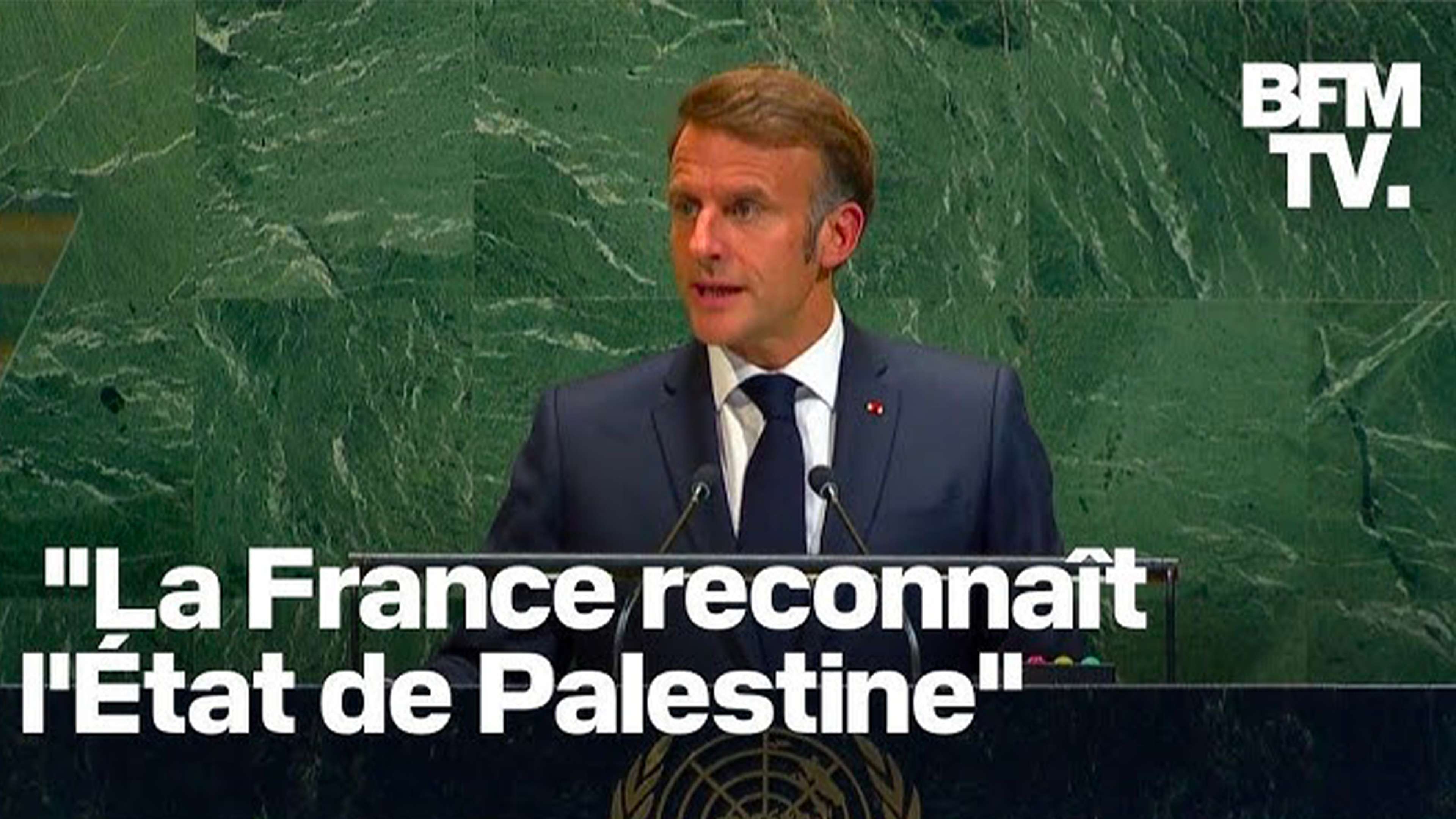 Que vous a inspiré le discours de Macron à l'ONU sur la reconnaissance de la Palestine ?