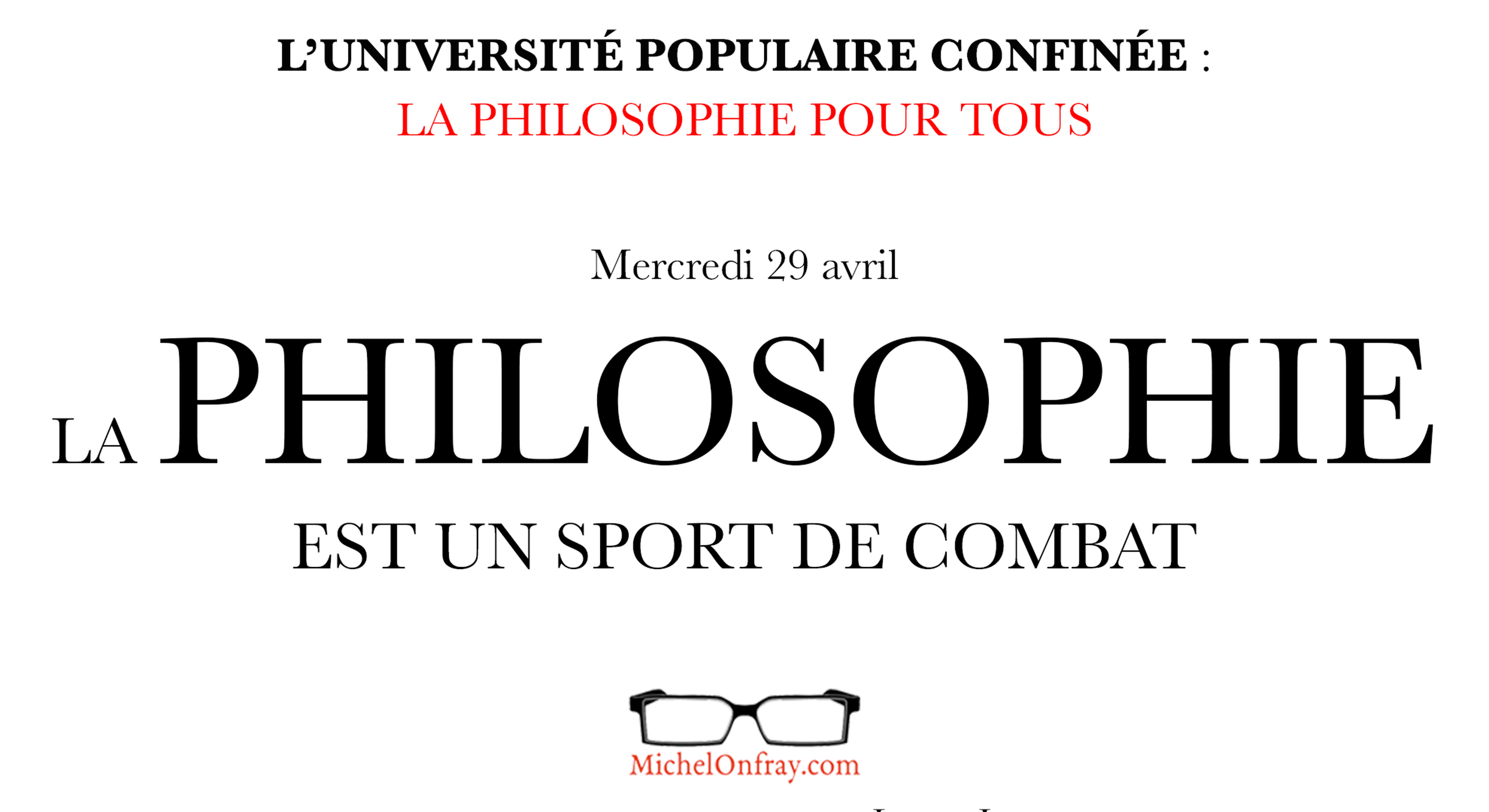 La philosophie est un sport de combat