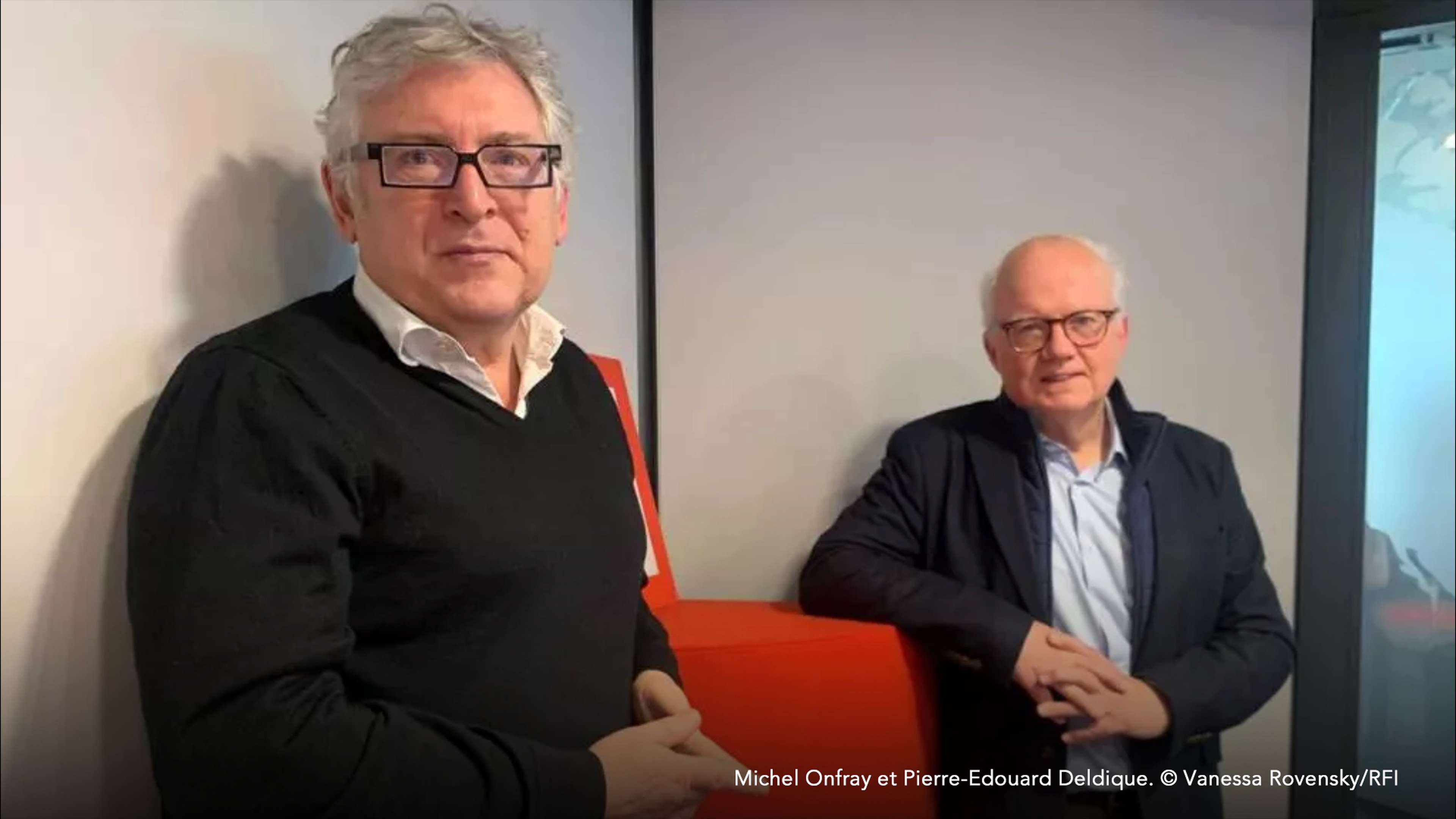 Michel Onfray et Pierre Edouard Deldique