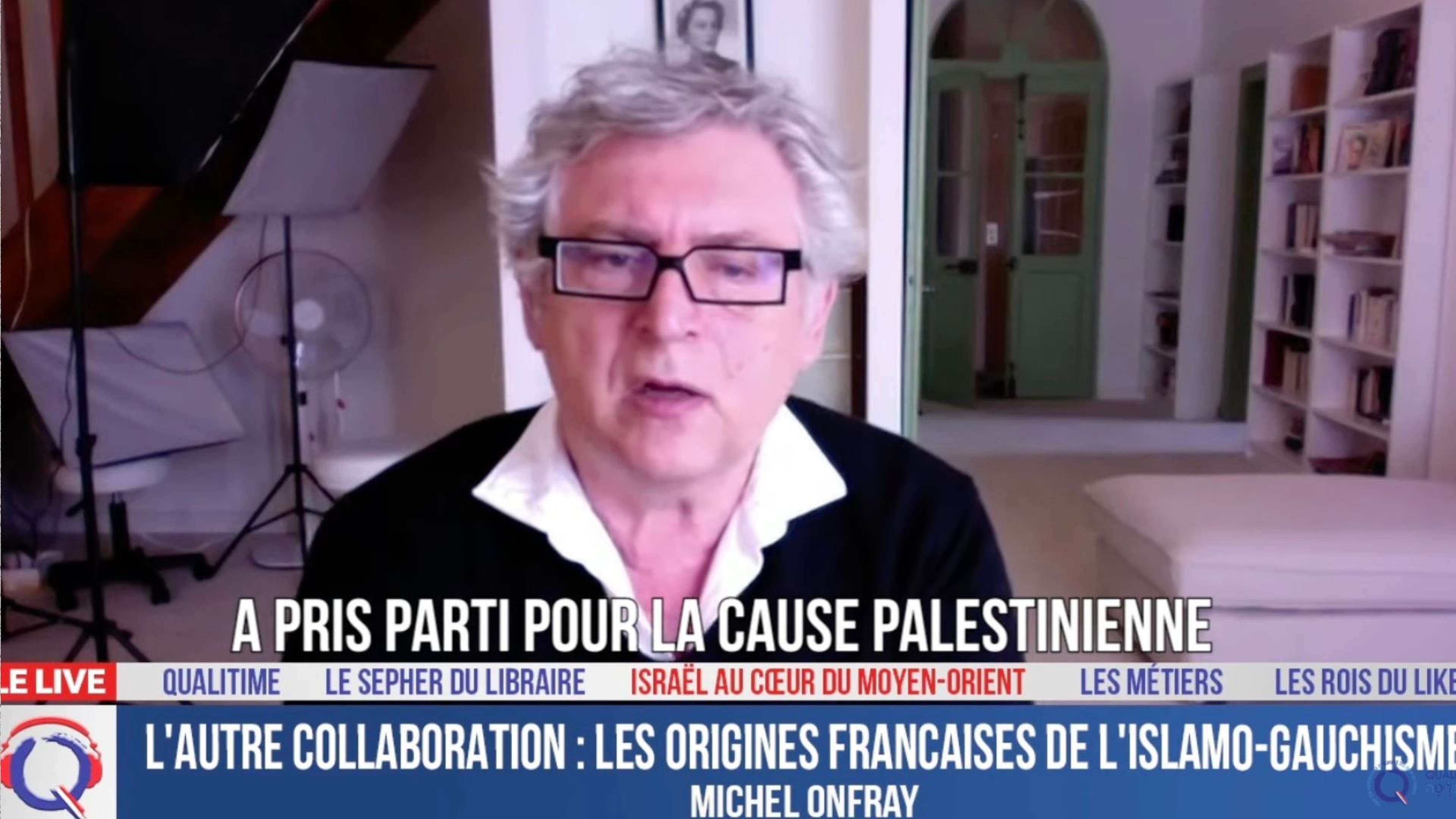 "L'Autre collaboration" : l'entretien accordé par Michel Onfray à Studio Qualita