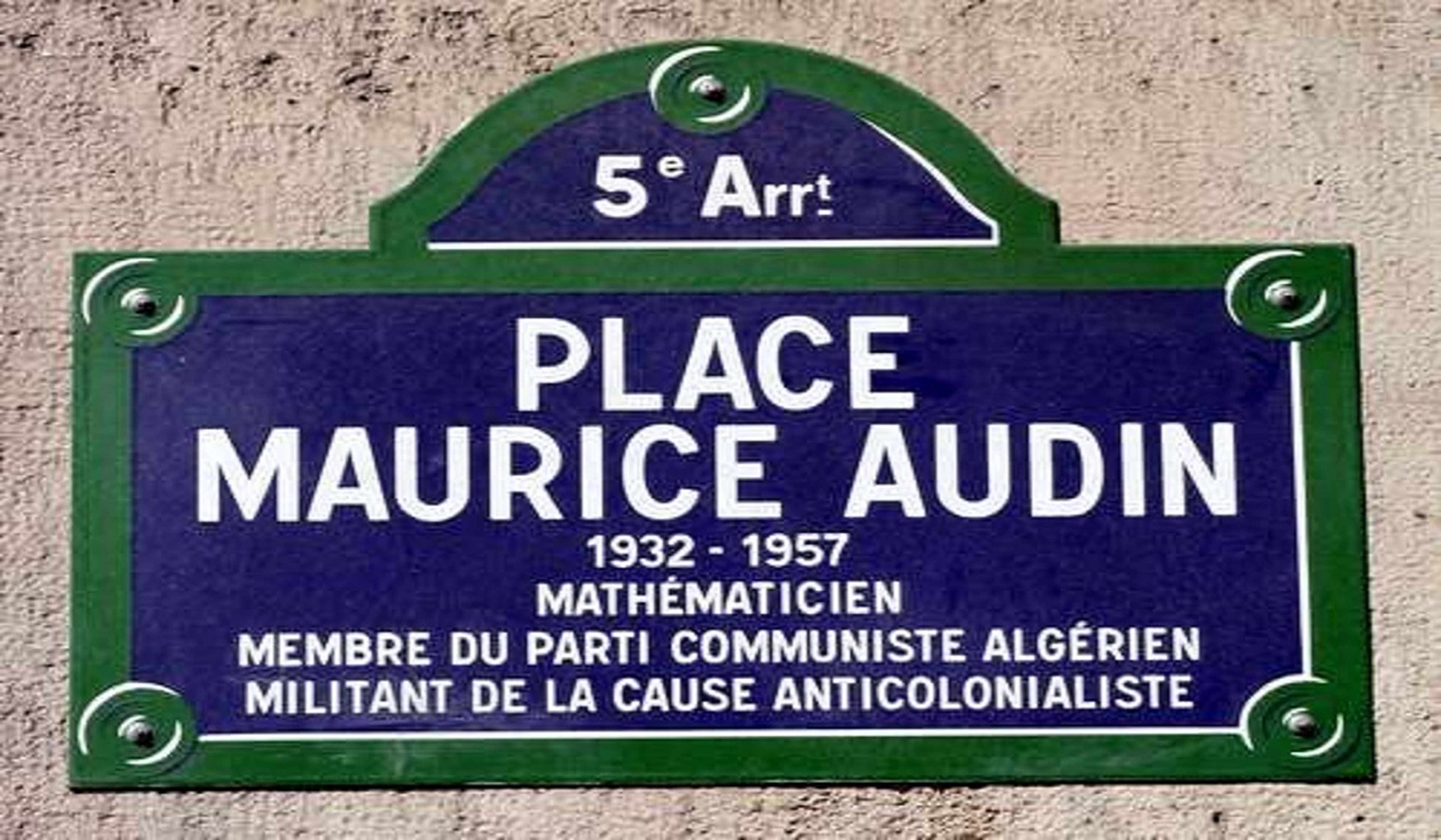 Maurice Audin: histoire d'une récupération