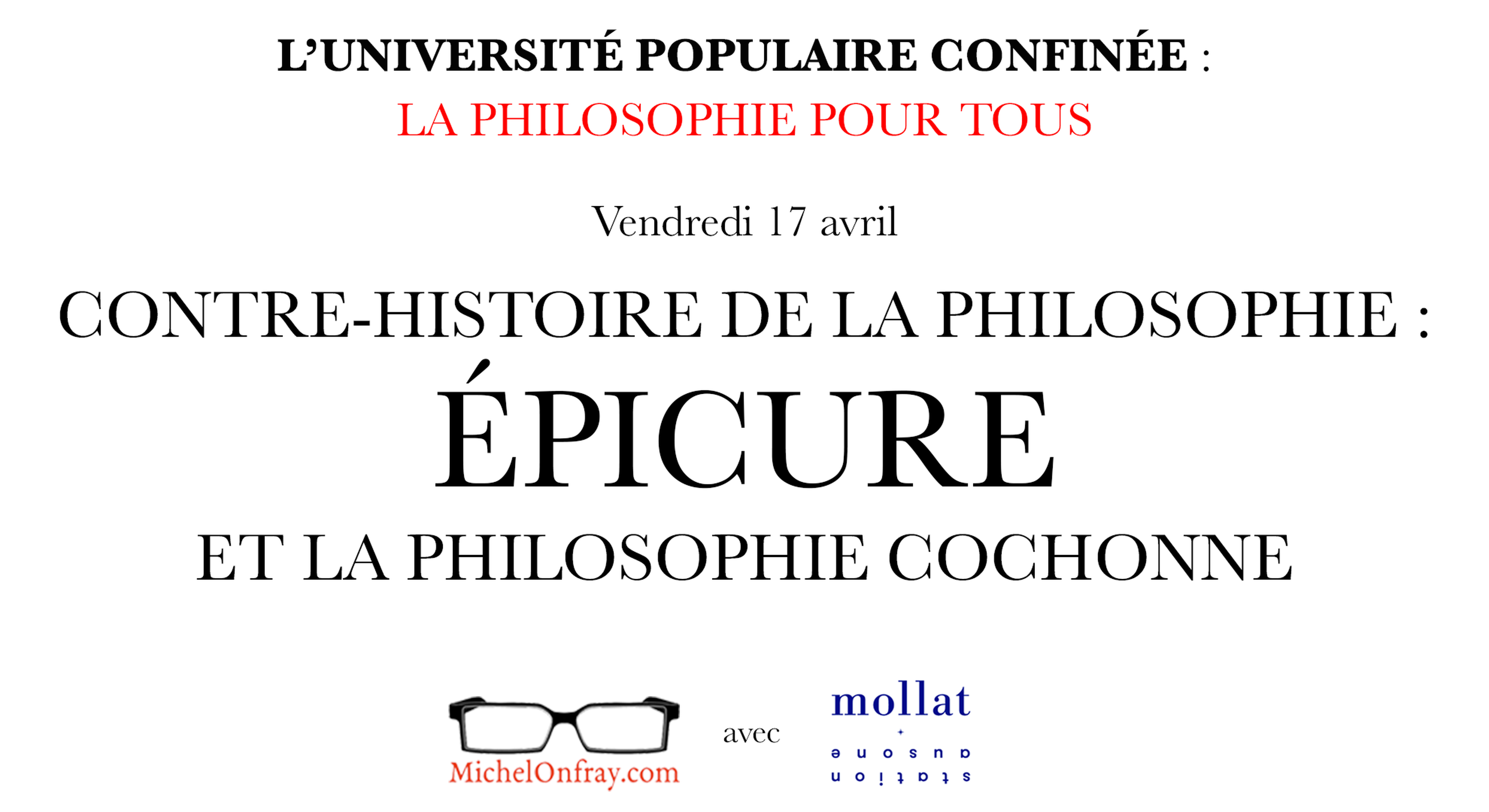 La contre-histoire de la philosophie : Epicure, une philosophie cochonne ?